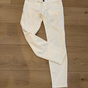 Bebe Cream skinny jeans